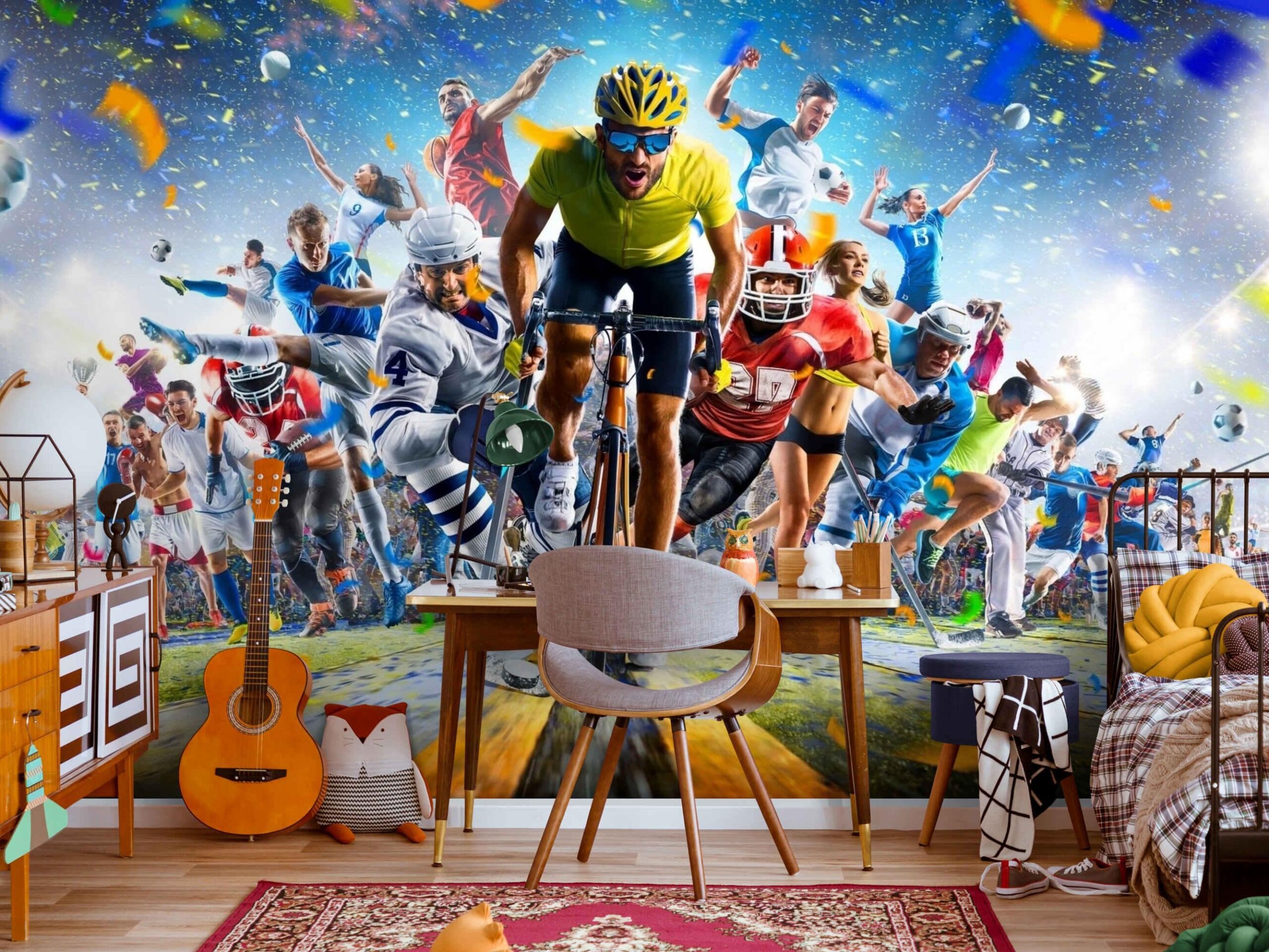 Athletic Wall Decor – Modern Sports Art for Home & Gym