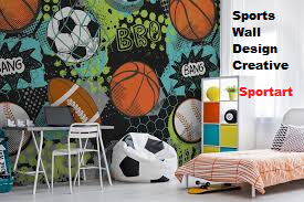 Sports Wall Design Creative & Modern Decor for Every Sports