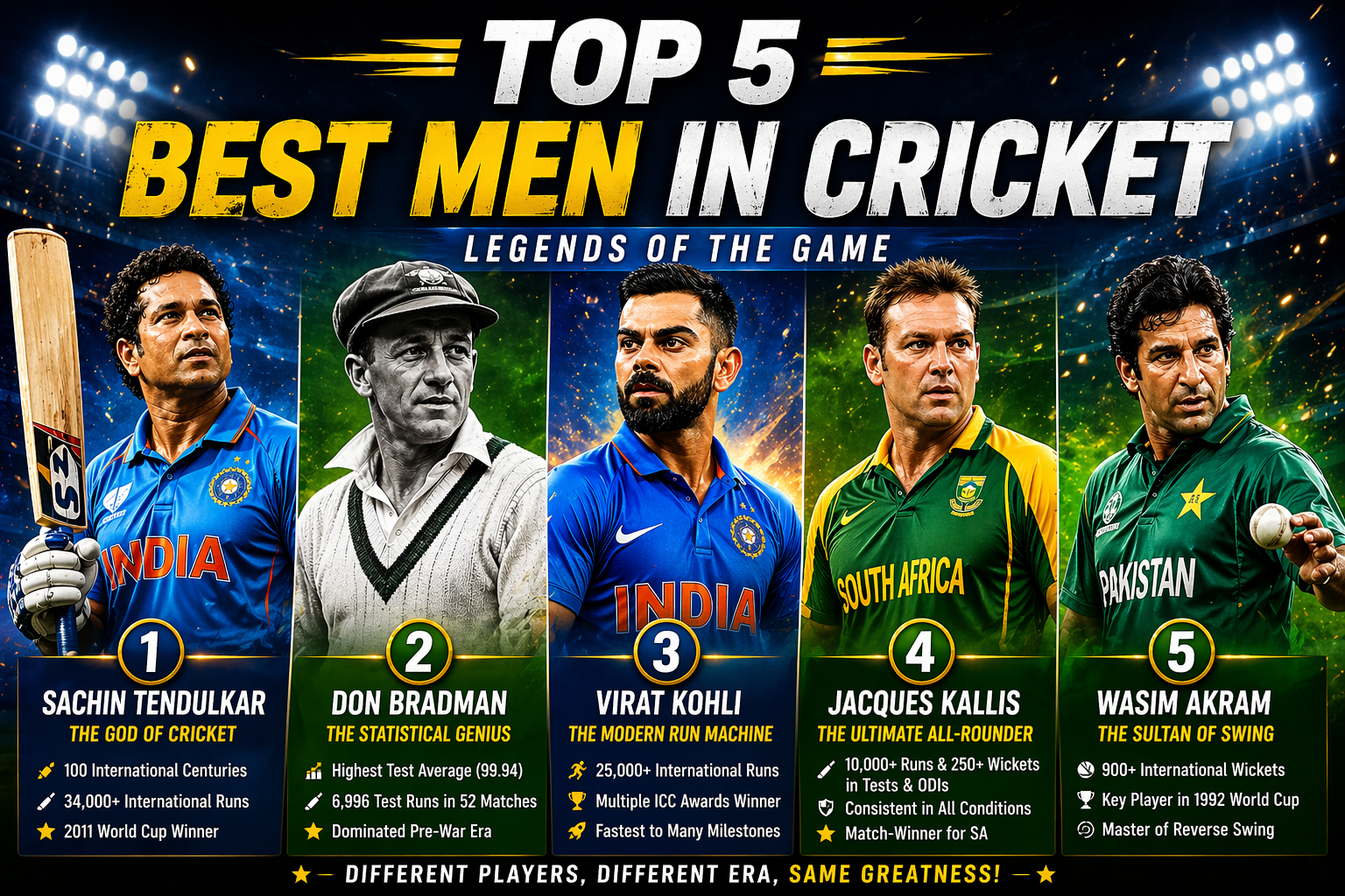 Top 5 Best Man In Cricket In The World 2026