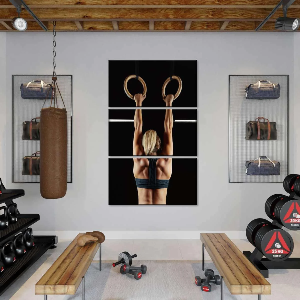Athletic Wall Decor – Modern Sports Art for Home & Gym