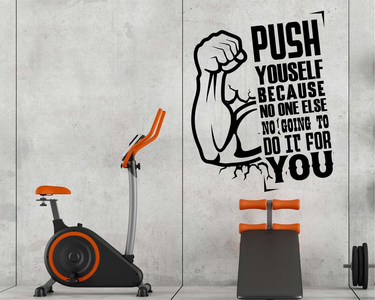 Workout Room Decor – Motivational Wall Art for Home Training