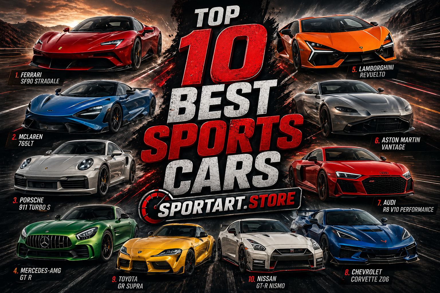 Top 10 Best Sports Cars in The World 2026
